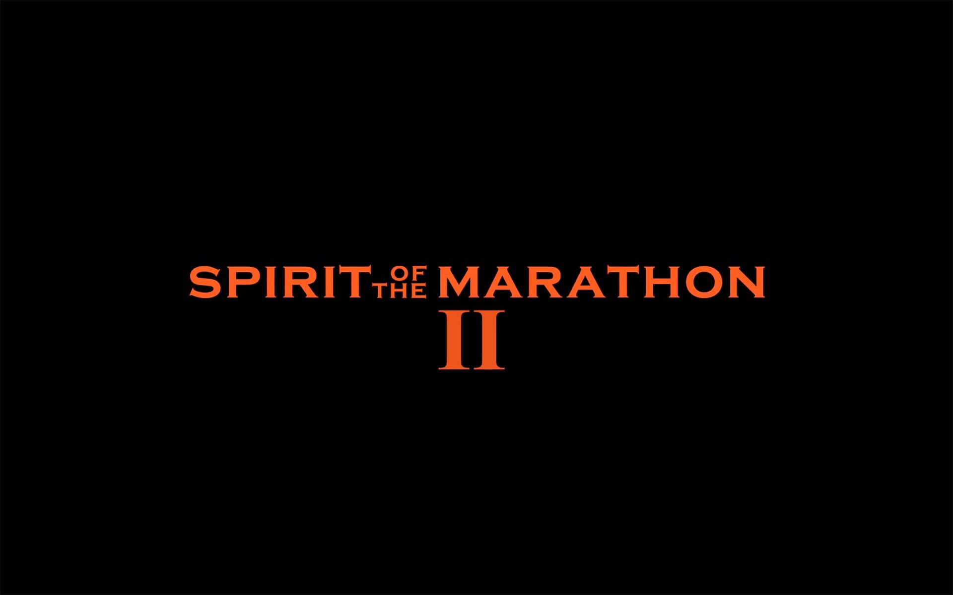 Spirit Of The Marathon II